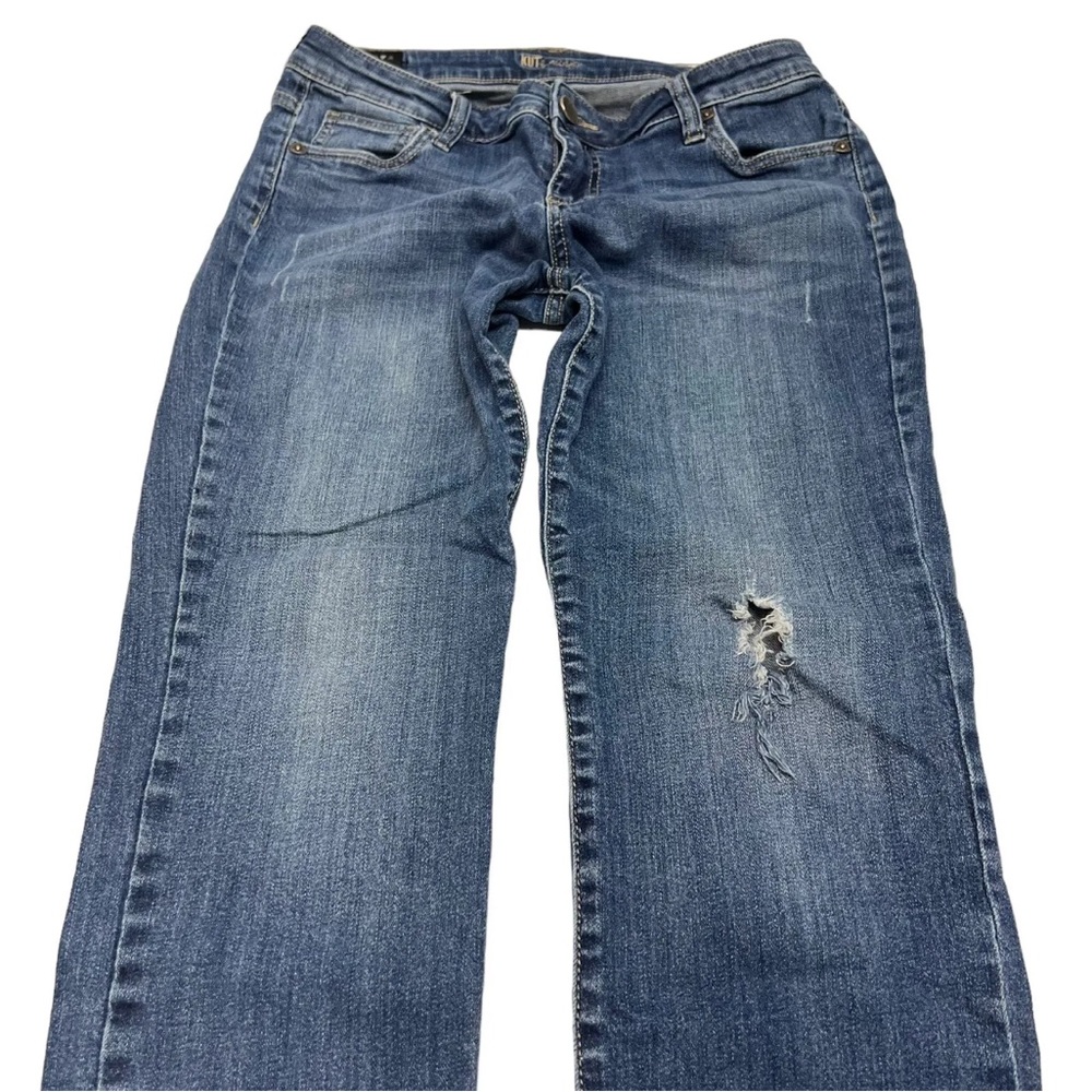 KUT From The Kloth Distressed Catherine Boyfriend Jeans Womens Size 8 KP176MA5SF